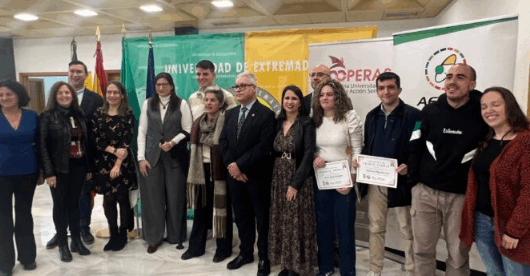 La UEx reconoce la excelencia académica en cooperación internacional con la entrega de los Premio...